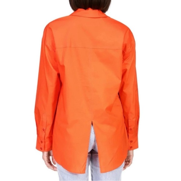 NWT Sanctuary Blouse back slit button down tunic - Picture 6 of 6